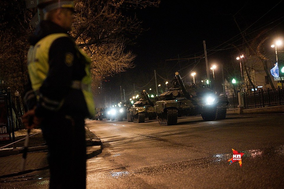 Всего запланировано пять ночных репетиций