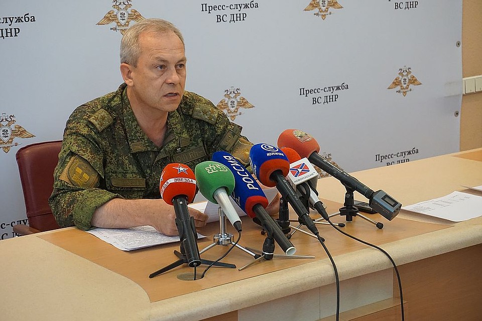Заместитель командующего оперативным командованием ДНР Эдуард Басурин