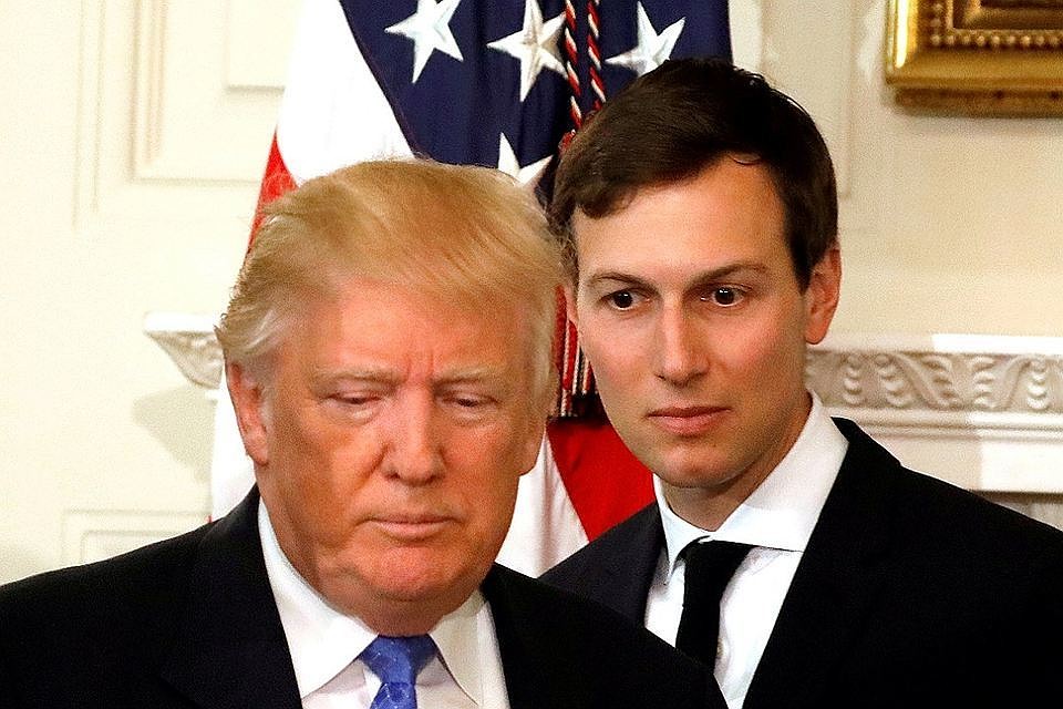 Президент США Дональд Трамп и его зять Джаред Кушнер