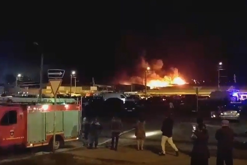 Стоп-кадр из видео Владимира Юдина.