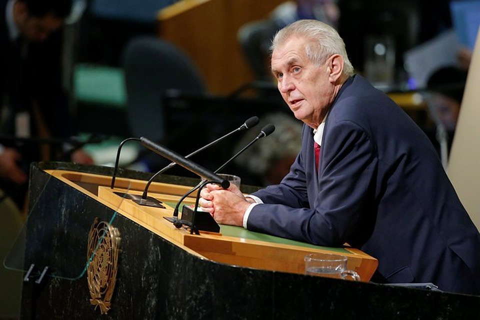 Президент Чехии Милош Земан в ПАСЕ