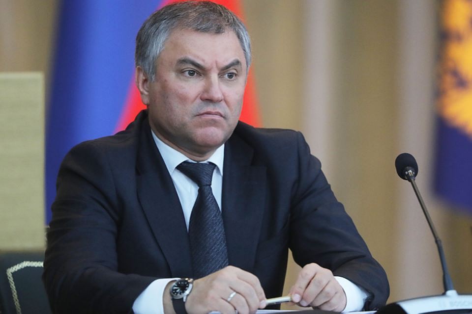 Спикер Госдумы Вячеслав Володин. Фото: Михаил Метцель/ТАСС