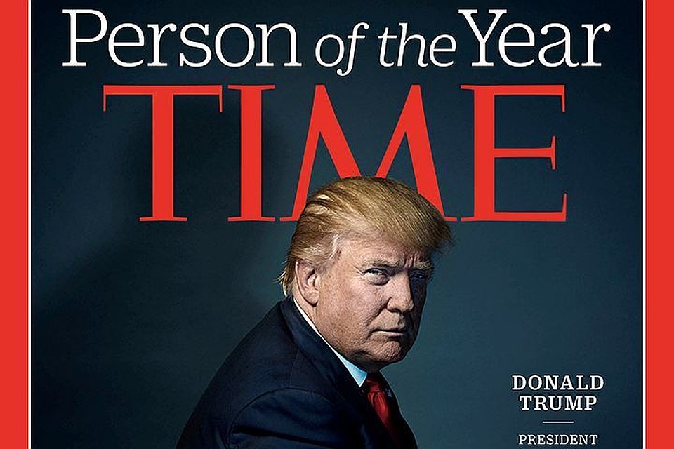 В прошлом году журнал Time уже называл Дональда Трампа «человеком года»