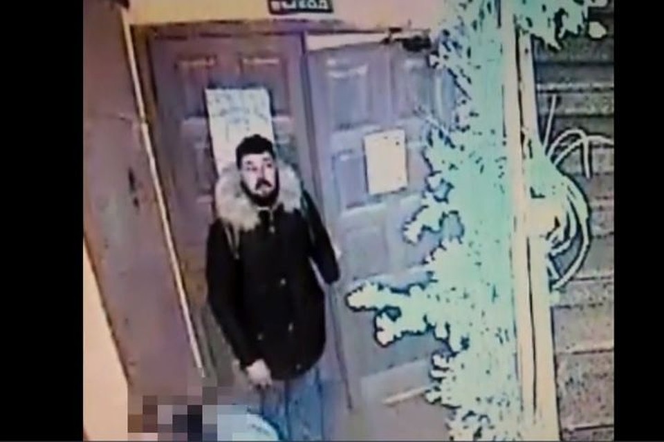 Скриншот с записи камеры видеонаблюдения.