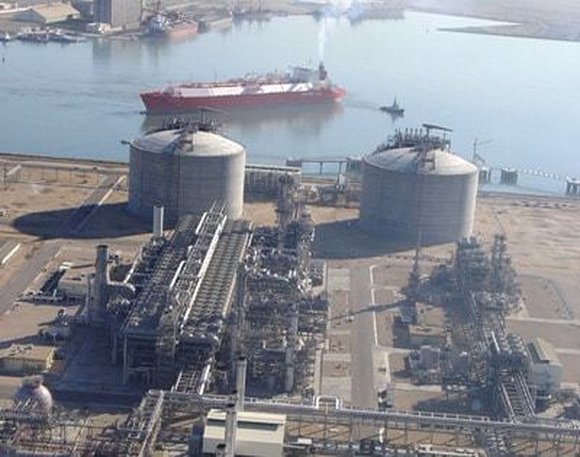 The LNG plant at Damietta, Egypt