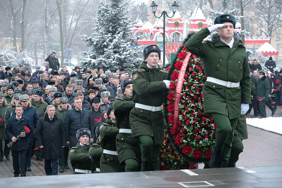 Ростов отмечает 75-ю годовщину освобождения города от фашистских захватчиков. Пресс-служба губернатор РО