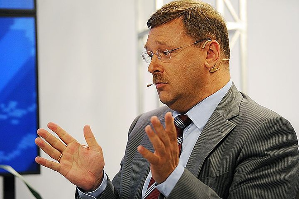 Председатель комитета Совета Федерации по международным делам Константин Косачев