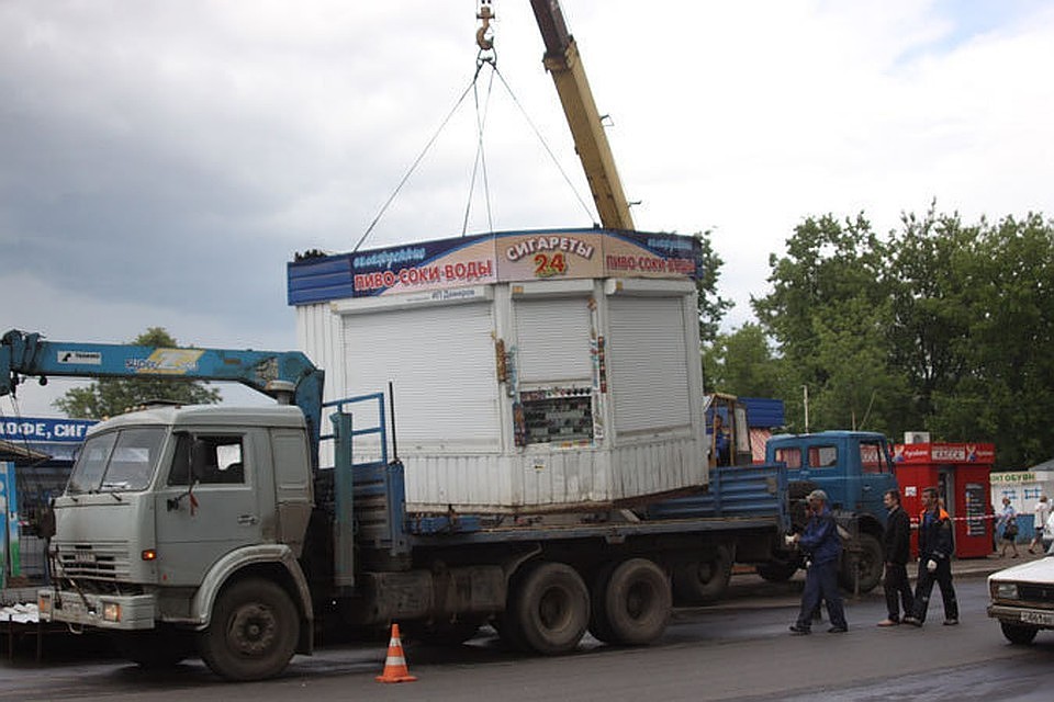 В мае больше всего киосков снесут в Советском районе.