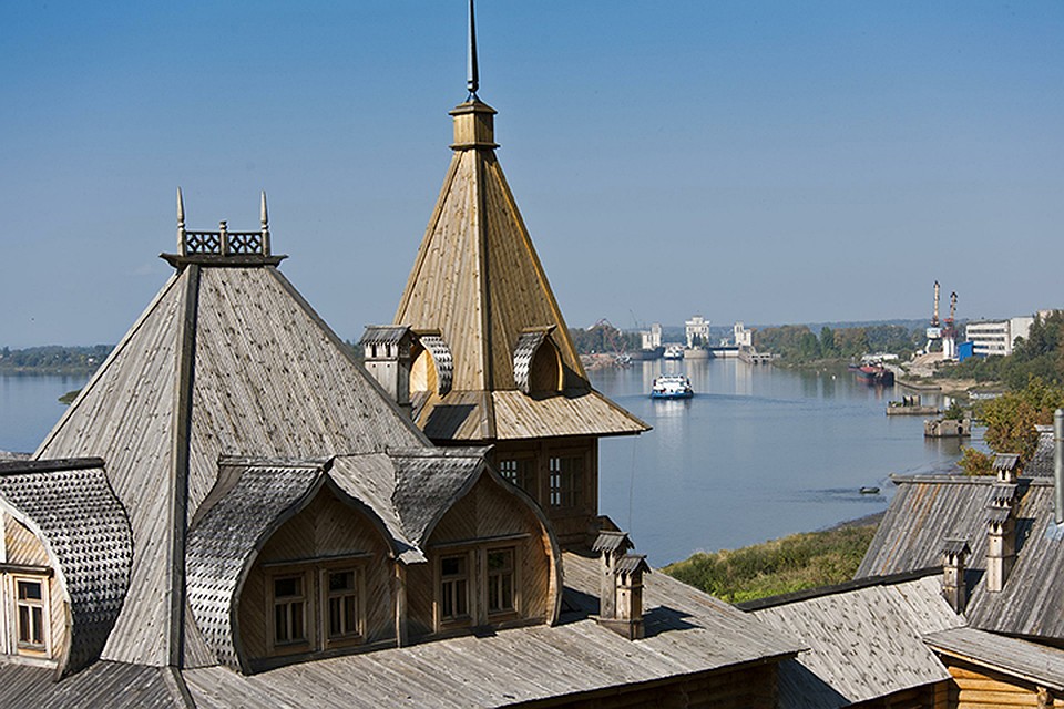 Купеческие деревянные дома Городца очаруют вас