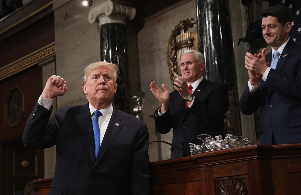 Американский лидер Дональд Трамп
