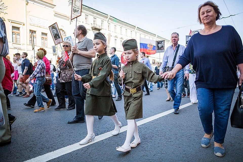 Акция "Бессмертный полк" пройдет в Петербурге в пятый раз.