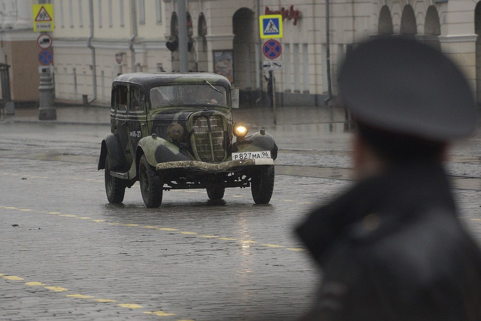 В день Победы в Екатеринбурге дождливо