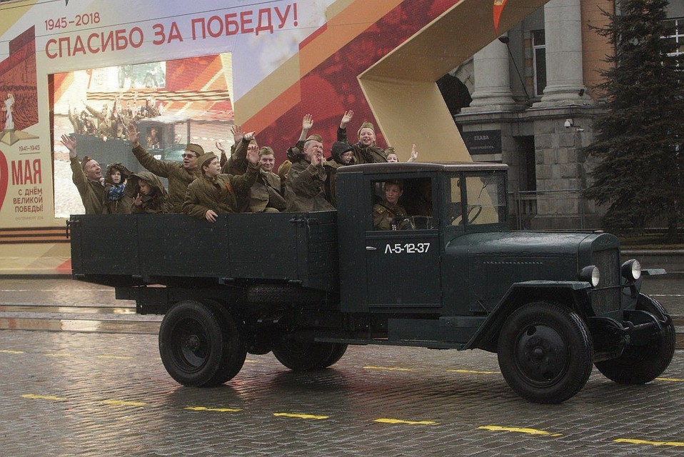 Парад Победы в Екатеринбурге.
