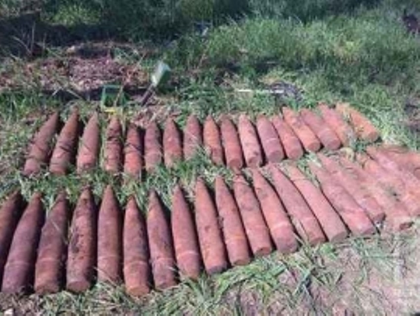 Боеприпасы вывезли на полигон