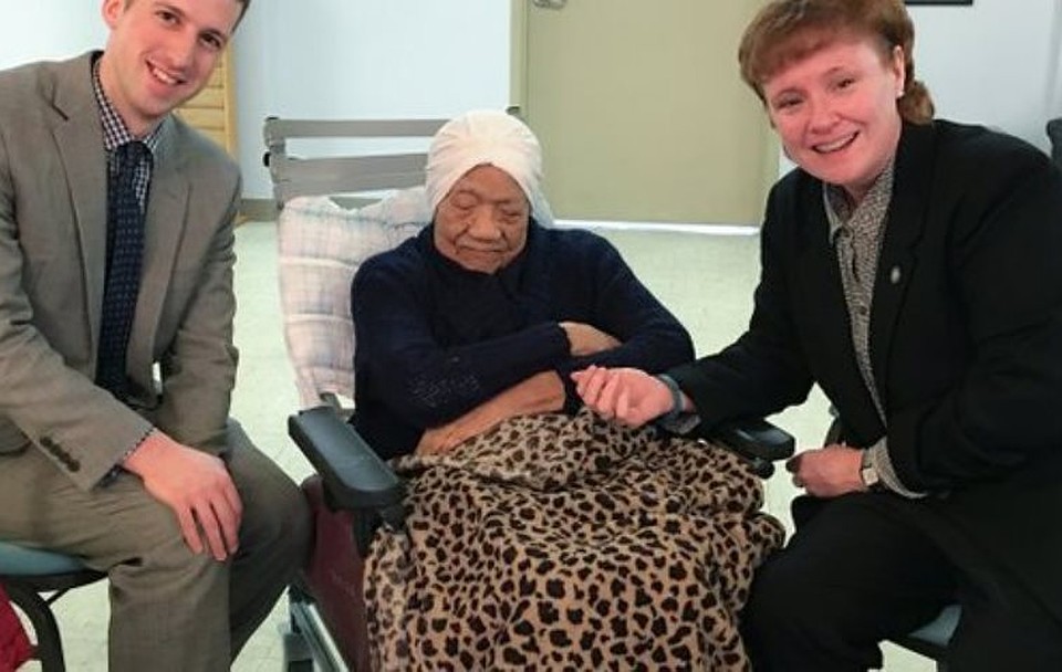 Американка Делфин Гибсон умерла в возрасте 114 лет