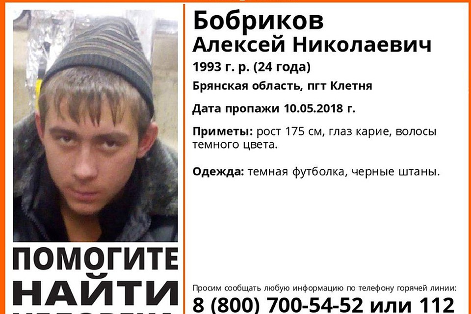 Фото: поисковый отряд "Лиза Алерт Брянск".