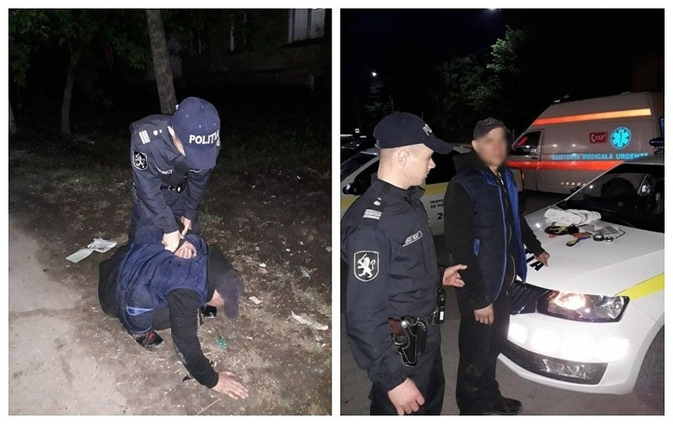 Нахальный взломщик был задержан полицией. Фото: esp.md