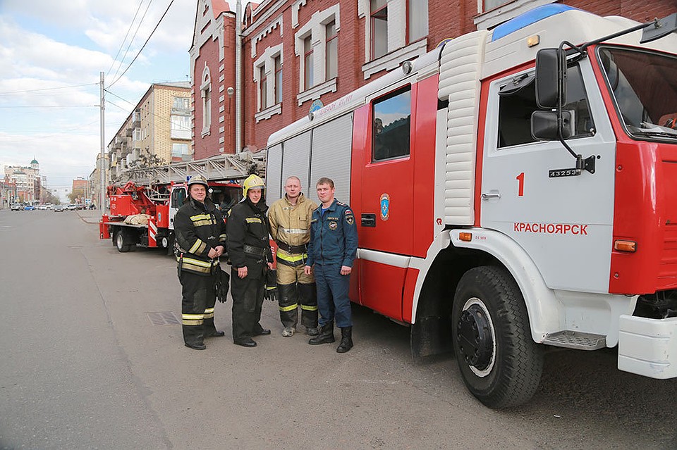 Один день в пожарной части Красноярска