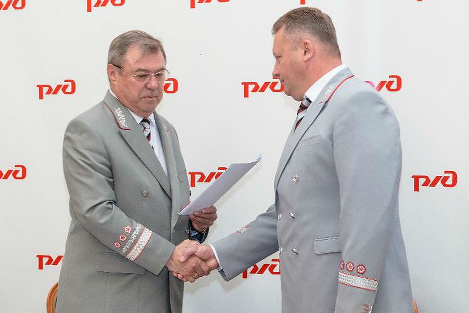 Бывший руководитель магистрали Владимир Рейнгардт, руководивший красноярской железной дорогой более 11 лет, ушел на пенсию. Фото: пресс-служба КЖД
