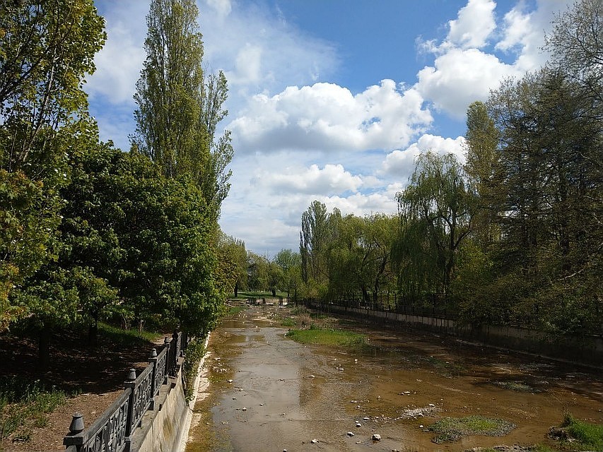Салгир почти высох.