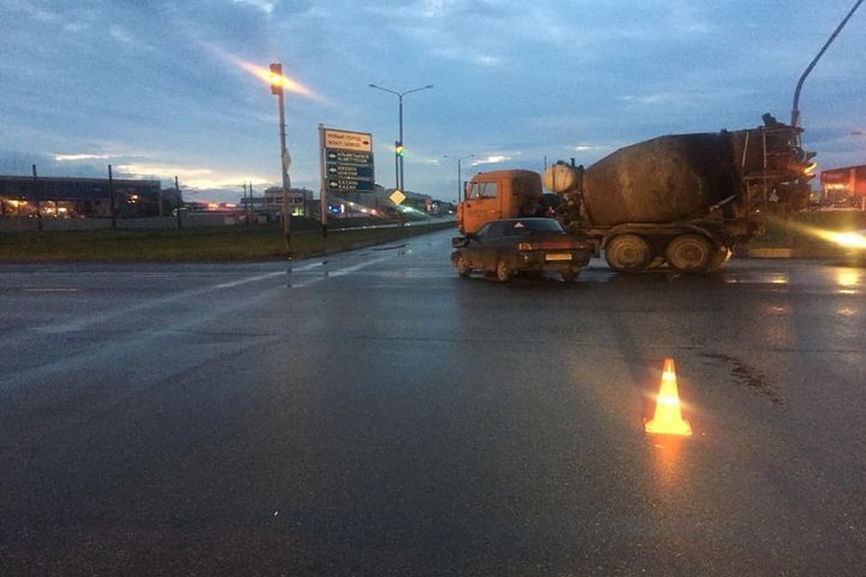 С места аварии