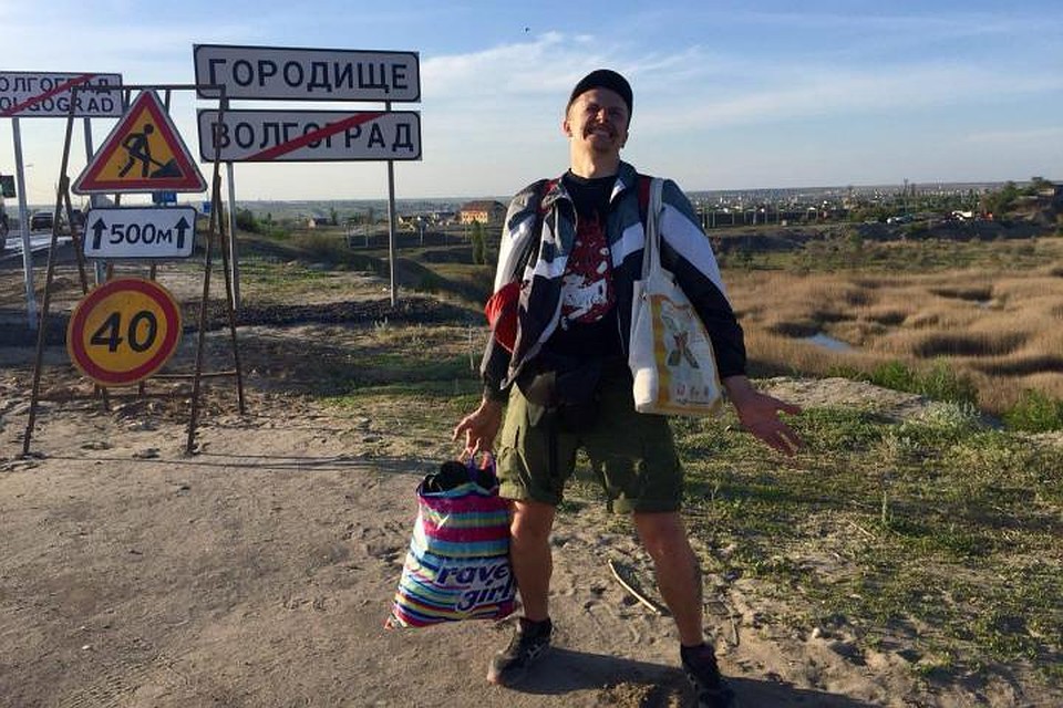 Корреспондент "КП" на окраине Волгограда.