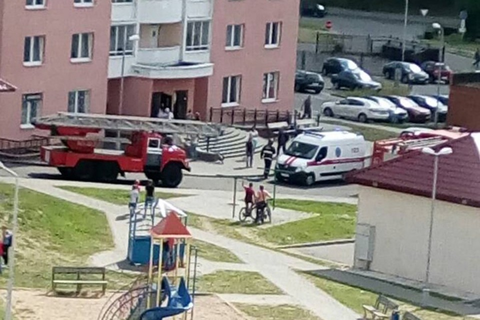 Ребенок упал с балкона 22-этажного дома в Витебске. Фото: социальные сети.