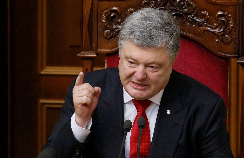 Петр Порошенко в стенах Верховной рады Украины.