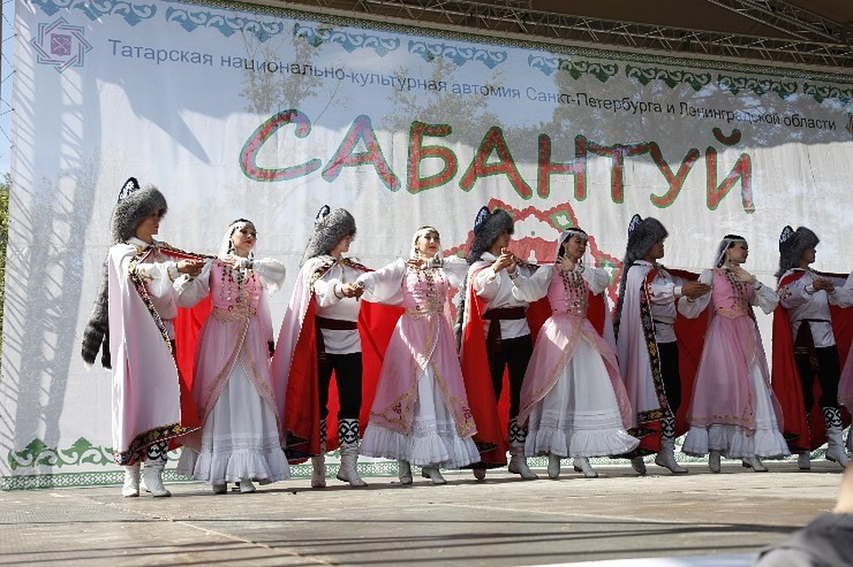 Сабантуй в деревне Энколово Всеволожского района