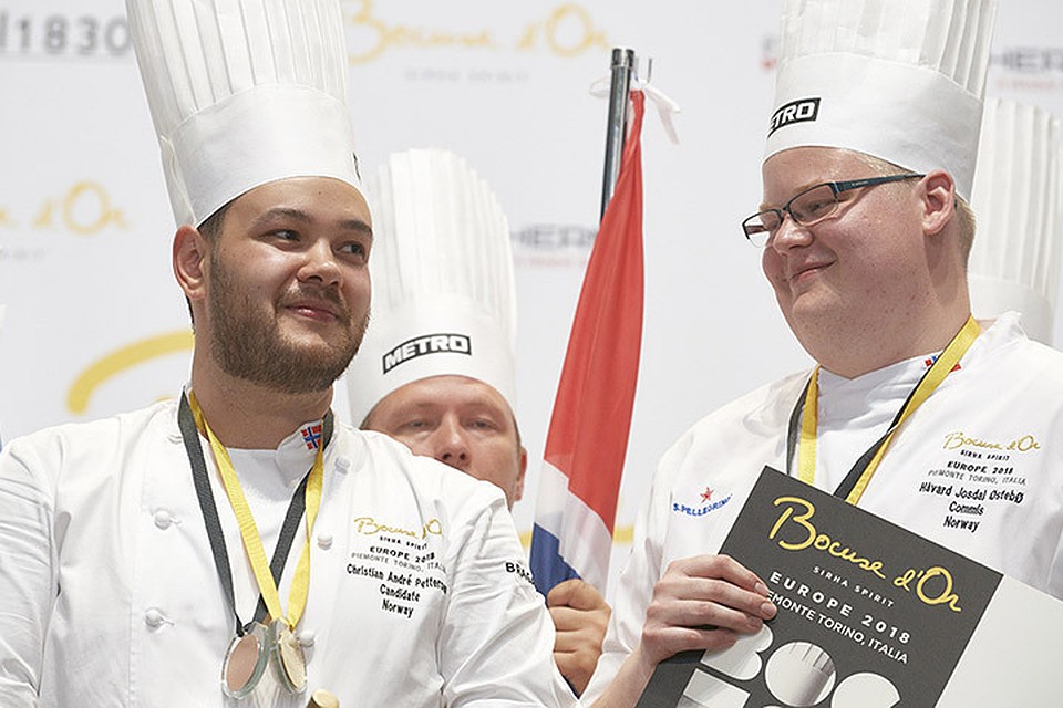На европейском этапе конкурса Bocuse d’Or победу одержал шеф-повар из Норвегии Кристиан Андре Петерсен. Фото: с сайта bocusedor.com