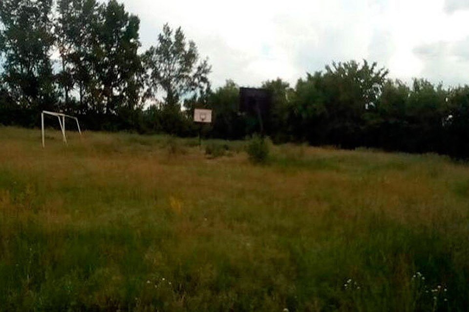 Трибуны стадиона в алтайском селе демонтируют в разгар ЧМ по футболу (фото предоставлено местными жителями)