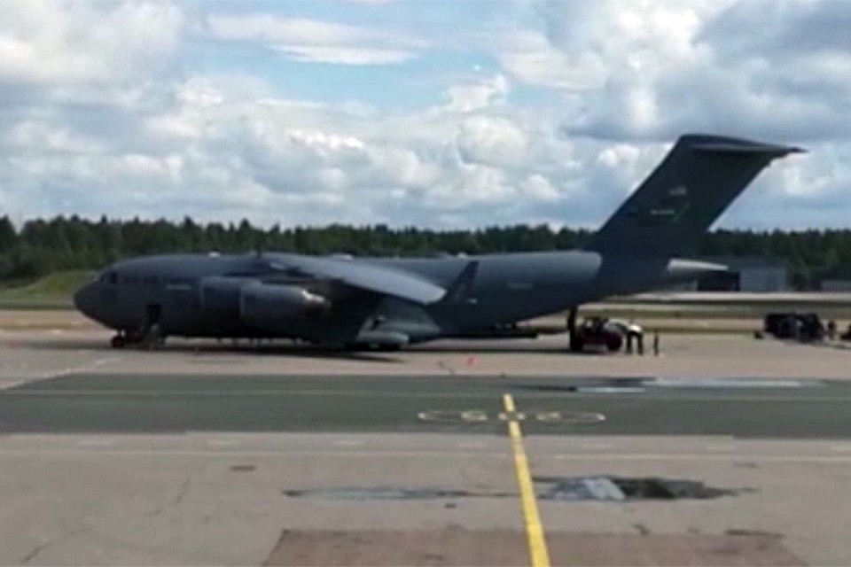 Американские военные прибыли в Финляндию для подготовки визита Трампа. Фото: скриншот с видео