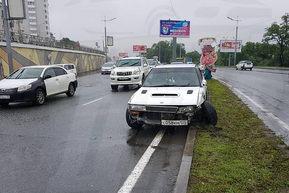 Водитель автомобиля оказался нетрезв. Фото: dps_vl.