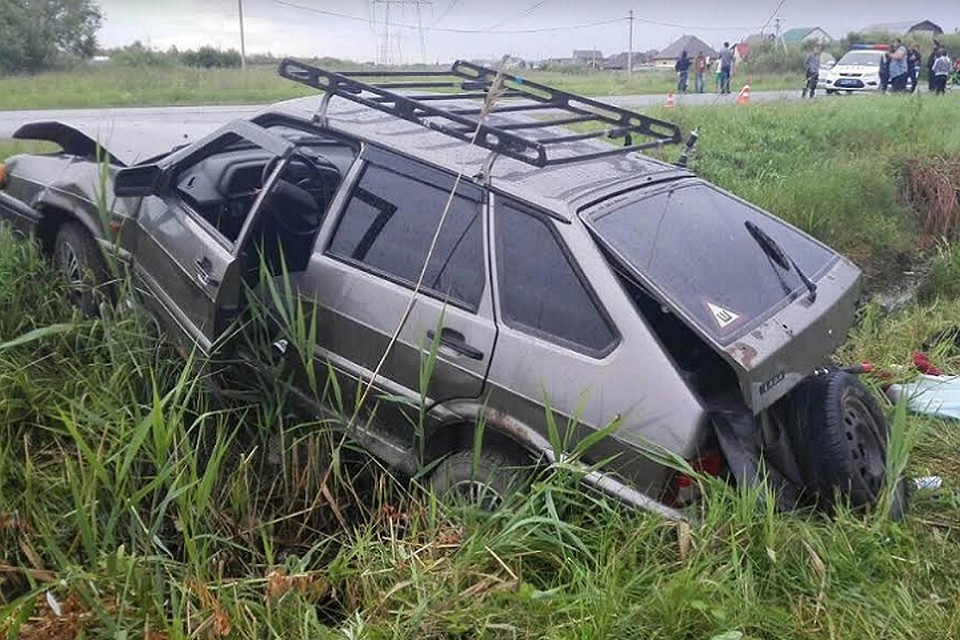 В Тюмени пьяный водитель угробил свою пассажирку. Фото ГИБДД Тюменской области