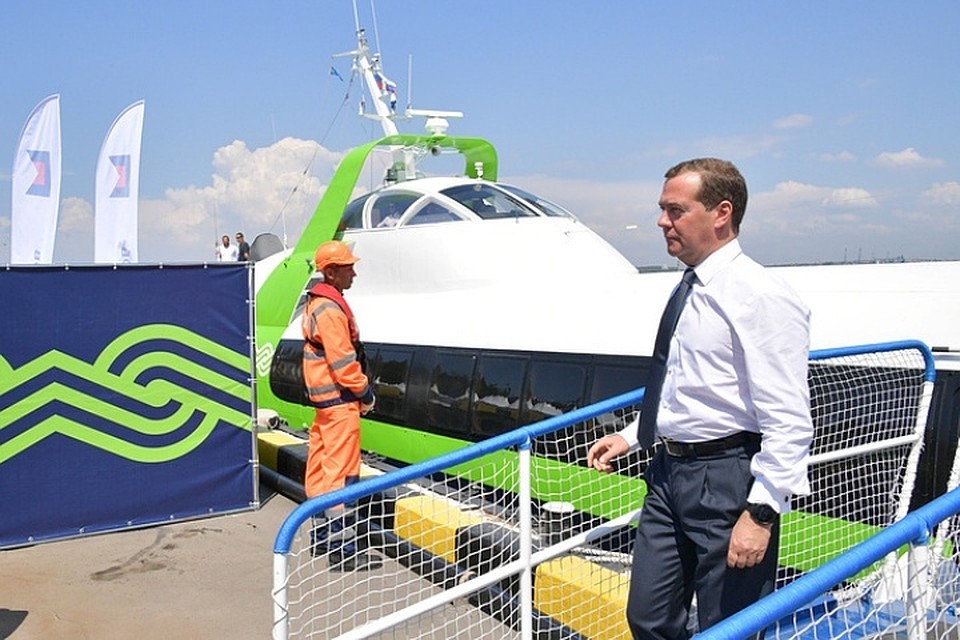 Церемонию открытия маршрута посетил Дмитрий Медведев. Фото: http://government.ru/