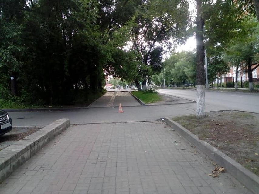 В Томске на проспекте Фрунзе произошло ДТП. Фото: пресс-служба УМВД по Томской области