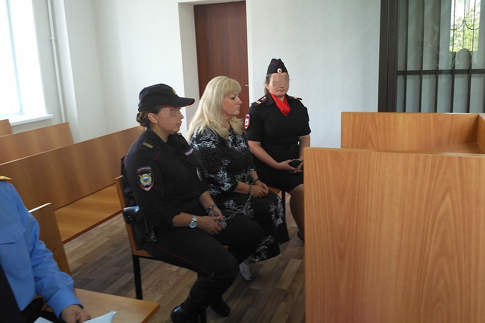 Любовь Штейн привезли в суд 1 августа.