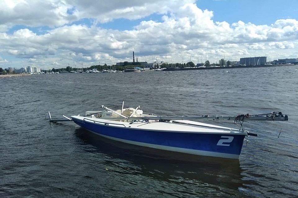 В Петербурге яхта врезалась в теплоход. Фото: Следственный комитет РФ по СПб.