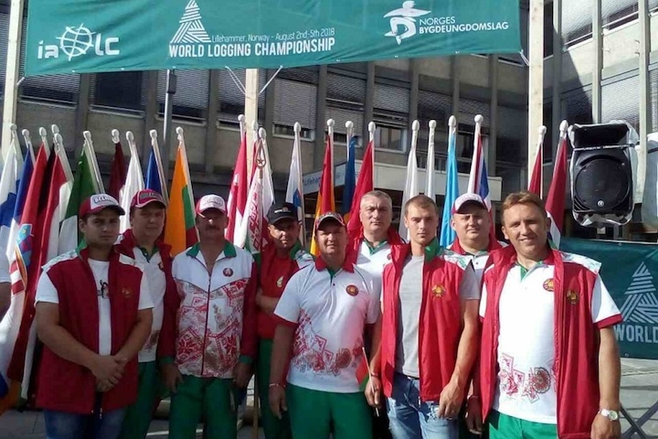 Белорусские вальщики победили на чемпионате мира в Норвегии. Фото с сайта Минлесхоза