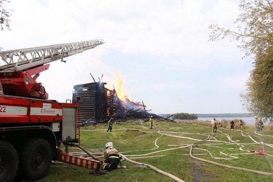 Церковь планируют восстановить Фото: ГУ МЧС по Республики Карелии