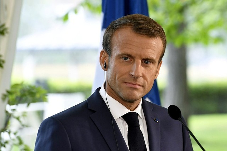 Президент Франции Эммануэль Макрон