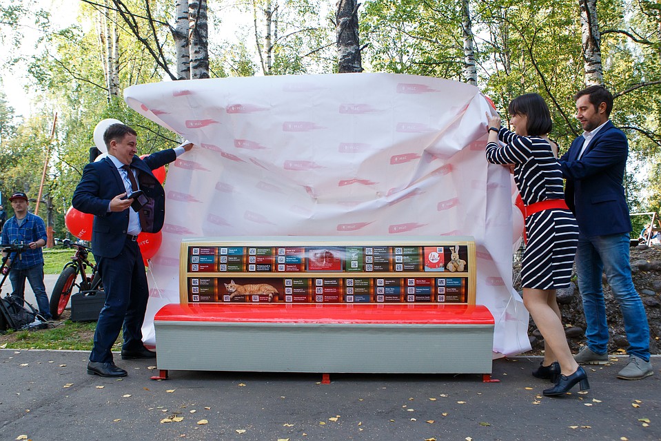На виртуальных «книжных» стеллажах в цифровом формате размещено порядка 100 произведений русской и зарубежной литературы.