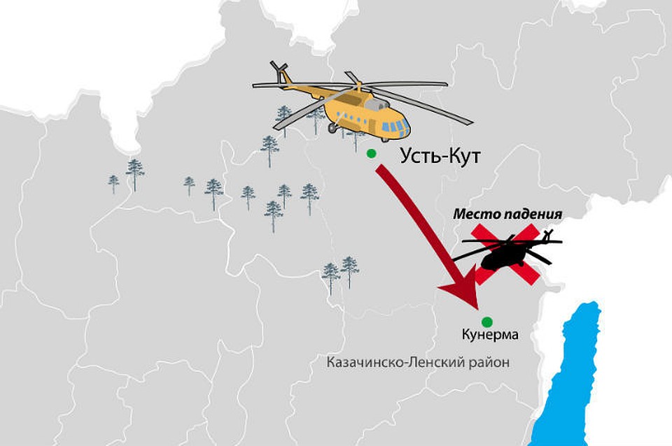 Крушение вертолета Ми-8 в Иркутской области: МАК создал комиссию по расследованию причин происшествия