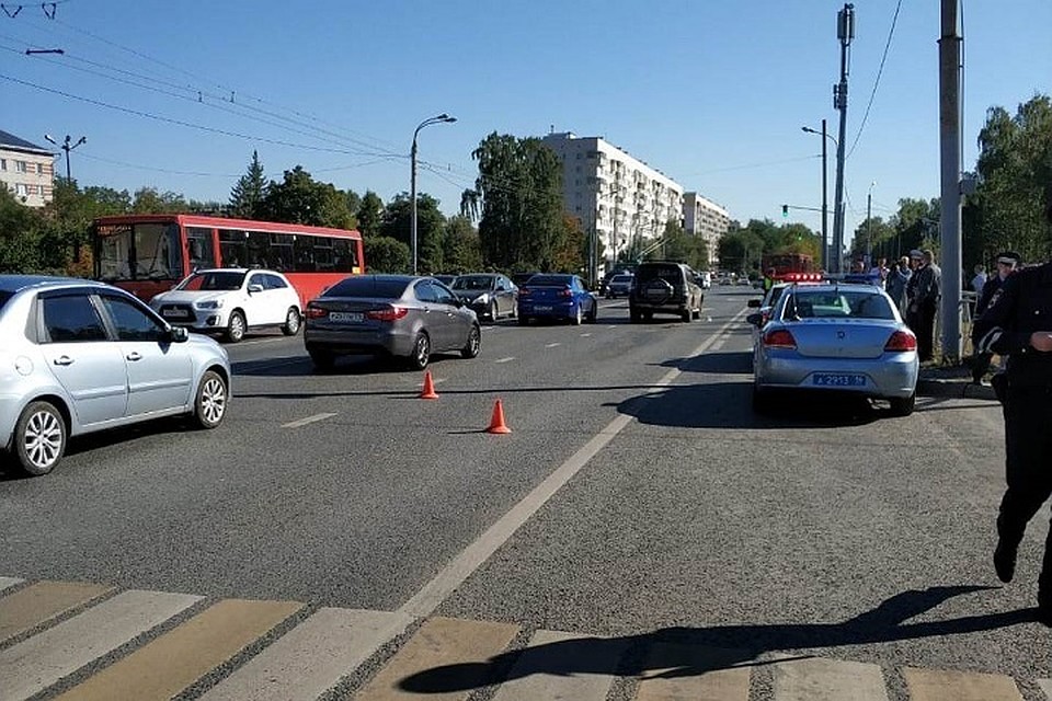 С места наезда