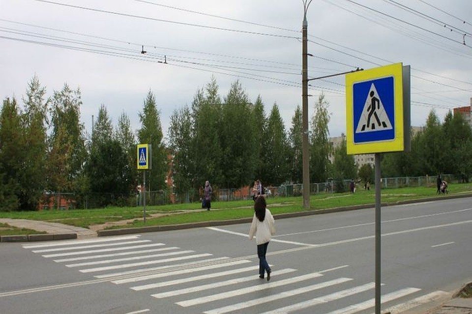 Наезд произошел на "зебре"