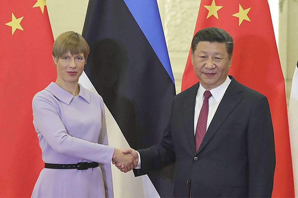 Президент Эстонии побывала в Китае с рабочим визитом. Фото: AP Photo / Lintao Zhang