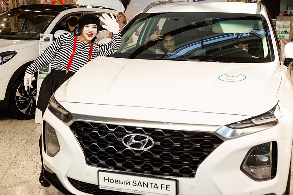 Новый Santa Fe приглянулся горожанам