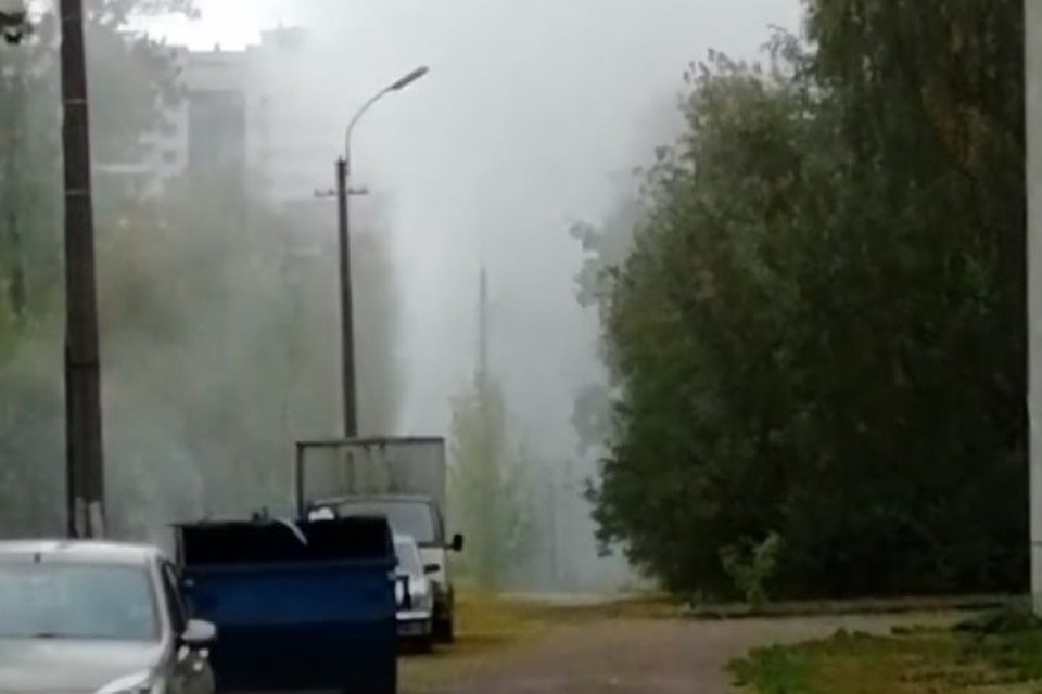 Снова прорвало трубу на теплосетях в Санкт-Петербурге. ФОТО: ДТП и ЧП Санкт-Петербург