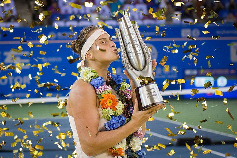 В сентябре Соболенко выиграла свой самый крупный турнир. Фото: twitter.com/WTA