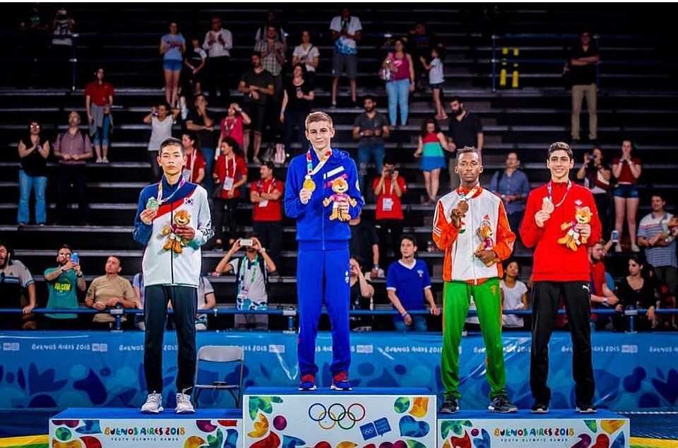 Ростовский тхэквондист Георгий Попов - чемпион юношеской Олимпиады в весе до 55 кг